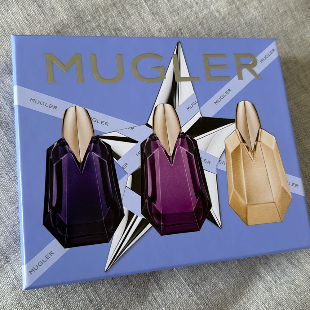 New Mugler Alien 3 Piece Set ALIEN + HYPERSENSE + GODDESS GIFT BOX NEW TRAVEL SZ